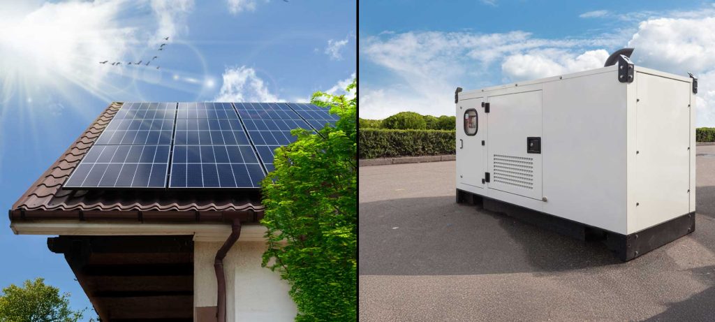 Solar Battery Backup vs Generator